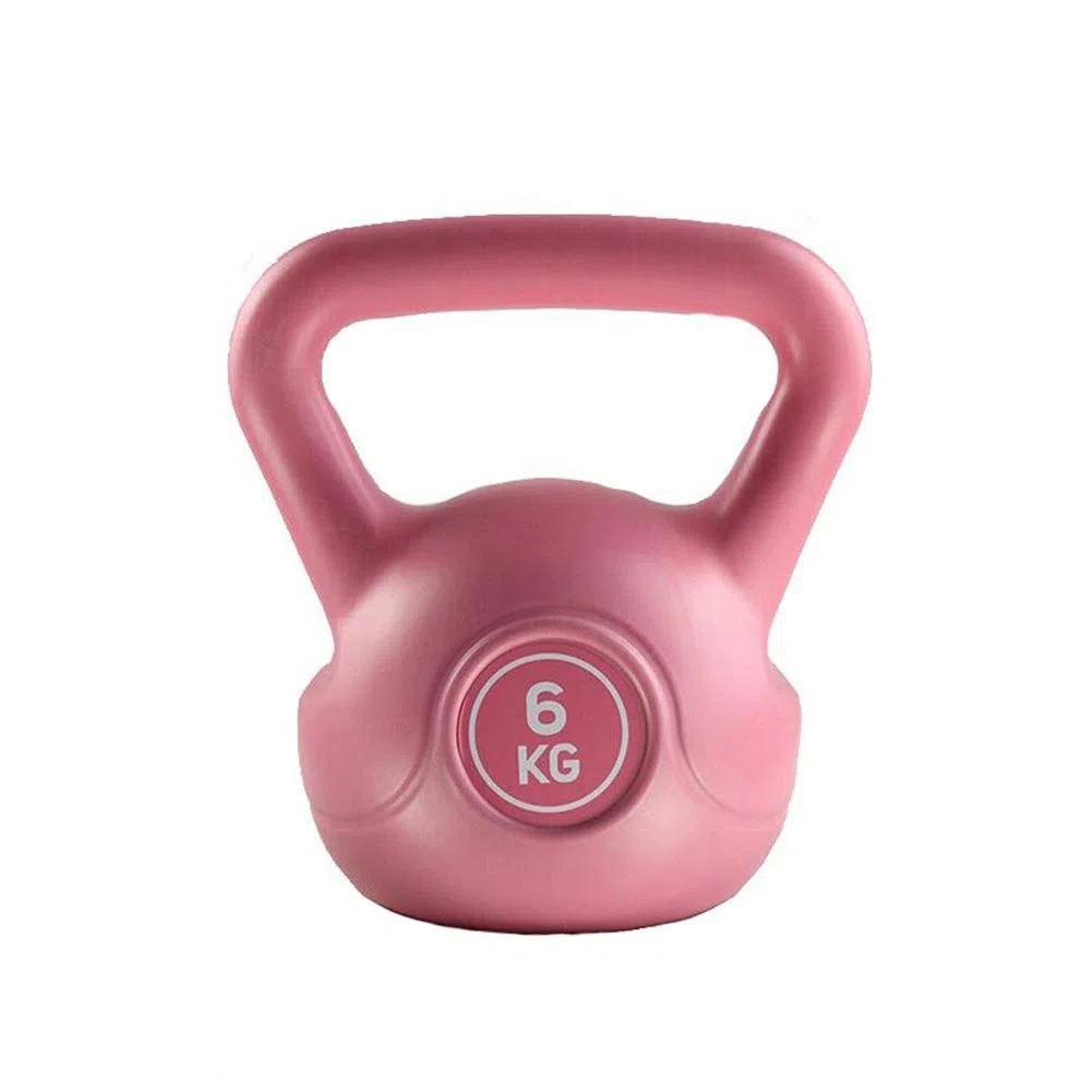 Kettlebells AGYH 4kg / 6kg / 8 Kg Cemento Mezclado Hierro Pesas Rusas, Gimnasio En Casa En Cuclillas Push-up Kettlebell Equipo De Entrenamiento De Remo (Color : Pink, Size : 8kg/17.6lb)